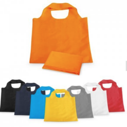 Indkøbspose Fola i 8 farver, 190T polyester foldbar indkøbspose med håndtag. Leveres udfoldet. Størrelse åbent: 485 x 420 mm |