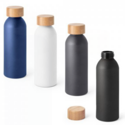 Drikkedunk Landscape II sublimations sportsfalske, flaske i aluminium med mat finish og bambuslåg. Kapacitet op til 550 mL.