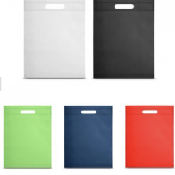 Non-woven net Roterdam i 5 farver , Ikke-vævede varmeforseglet pose (80g/m²), 250 x 350 x 80 mm. Enkelt net med mange funktionsmuligheder