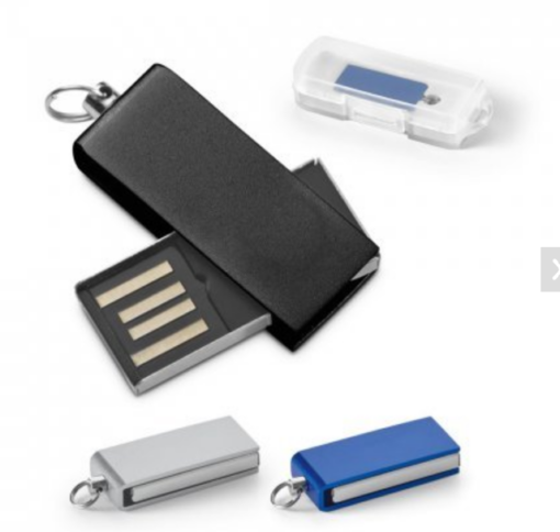 USB stick Simon 8 GB Pen Drive i aluminium. Leveres i PP kasse. Ring efter pris, min. antal 100 stk.  33 x 12 x 6 mm | Boks: 68 x 25 x 15 mm