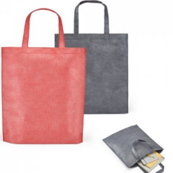 Non-woven net Tarabuco med mønster, Ikke-vævede varmeforseglet pose (80g/m²) med trykt mønster. 380 x 415 x 85 mm. Kommer i 2 farver 