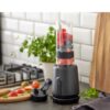 Nordic sense smoothieblender, er til dig, som gerne vil have friske smoothies med på farten. Har en 300 watt motor og fire skarpe knivblade i rustfrit stål