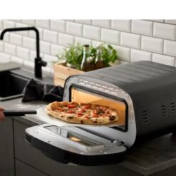 Nordic sense pizzaovn, drømmer du om en pizza med sprød skorpe og saftigt fyld? Med denne elektriske pizzaovn er det nemt, lækre pizzaer på få minutter.