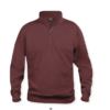 Sweat-Shirt Basic Half Zip fra Clique