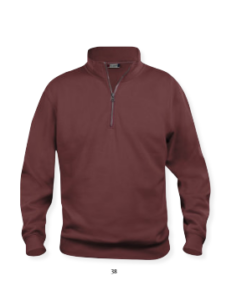 Sweat-Shirt Basic Half Zip fra Clique