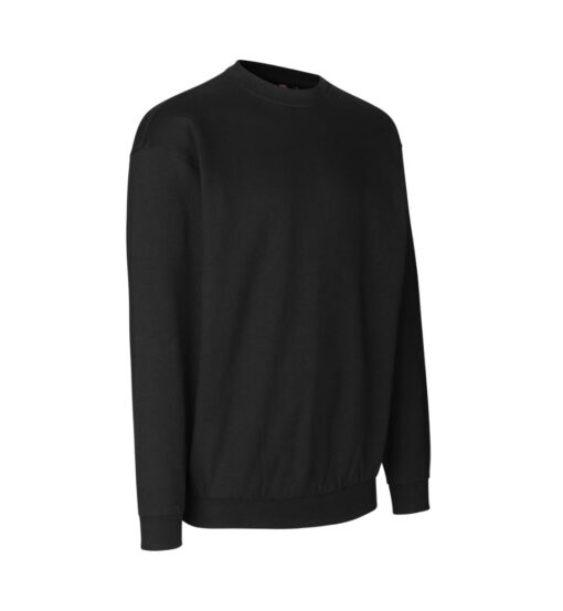 Klassisk Sweatshirt 100 bomuld fra ID Identity er den velkendte GAME sweatshirt med rund hals. Har dobbeltstikninger, rib ved hals, ærmeåbninger og bund