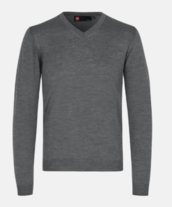 Business Strikpullover V-hals Herre fra ID Identity, er en Fully fashion herre strikpullover med V-hals. Kommer i 3 farver