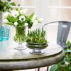 Holmegaard vase og blomsterskål