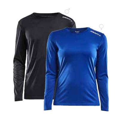 Løbebluse rush LS fra craft H/D