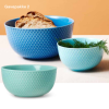 Lyngby porcelæn rhombe color skåle mellem
