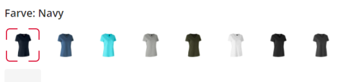 Core t-shirt med v-hals, fra ID Identity. Fitted T-shirt i casual design. O-hals, smal rib i hals, ærmer, stikningsdetaljer ved ærmegab/bunden. H/D model