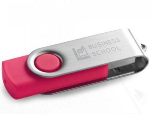 USB Claudius 32 GB,  USB stick med gummi finish og metal klip. Leveres i en æske. i 10 forskellige farvekombinationer. Enhed. 56 x 19 x 10 mm