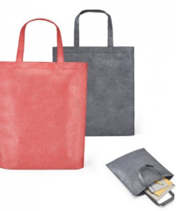 Non-woven net Tarabuco med mønster, Ikke-vævede varmeforseglet pose (80g/m²) med trykt mønster. 380 x 415 x 85 mm. Kommer i 2 farver 