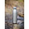 Thermos termoflaske 500 ml, 6,8 x 23,5 cm Mat grå Rustfrit stål. Nem og have med på turen om det er til stranden, indkøb, i skoven osv.