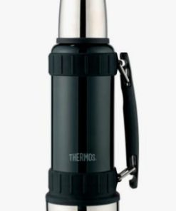Thermos termoflaske i rustfrit stål, en robust termoflaske, der egner sig perfekt til arbejdsbrug og lignende. Kommer i 2 farver