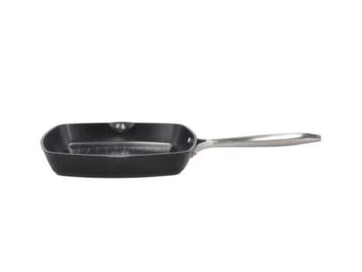 Pillivuyt Travo Grillpande Den keramiske belægning er ekstra hårdfør, har lang levetid og tåler redskaber af både plast, silikone, træ og metal.