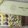Xocolatl Golden eggs art 9 marzipan mix, 9 påskeæg, 6 marcipanstænger og et lækker dragémix af chokolademandler, lakridser og knasCa. 550 gr.