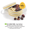 Påskegave gul stribet familieæske, denne flotte påske æske kommer med 4 forskellige smage og passer perfekt til påske.  420 g.