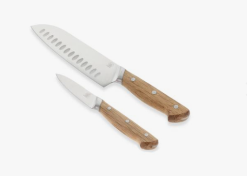 Morsø Foresta knivsæt 2 dele, Er en knivserie af meget høj kvalitet i et smukt design, som er virkelig flot og stilfuldt at have stående fremme i køkkenet.