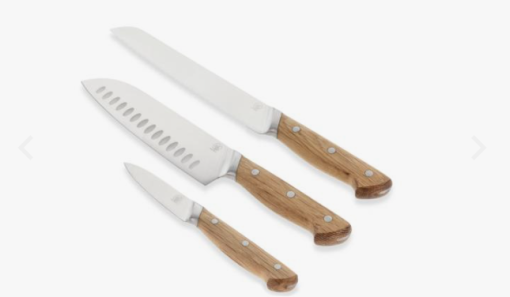 Morsø Foresta knivsæt 3 dele, Er en knivserie af meget høj kvalitet i et smukt design, som er virkelig flot og stilfuldt at have stående fremme i køkkenet.