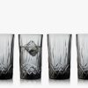 Lyngby glas Sorrento whiskyglas 4 farver, kommer i en pakke med 4 stk. highball, 38 cl, i gennemfarvet glas. Smukt design, facetter slebet, flot lysspil