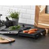 Nordic sense paninigrill, til alt fra sprøde sandwiches, saftige bøffer. Non-stick-grillplader 28 x 23 cm sikrer, så det ikke brænder på, åbnes op til 180°
