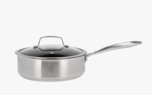 Pillivuyt Gourmet Roya sauterpande 24 cm, er skabt til at give dig de bedste resultater i køkkenet, er fremstillet af 90 % genanvendt rustfrit stål.